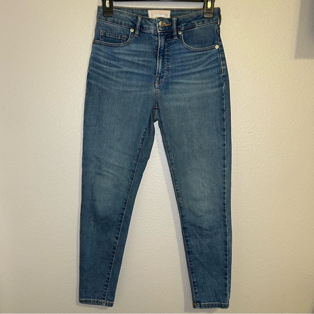 Everlane The Curvy High Rise Ankle Skinny Jeans women’s size 25